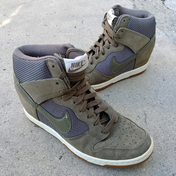 nike dunk sky hi olive